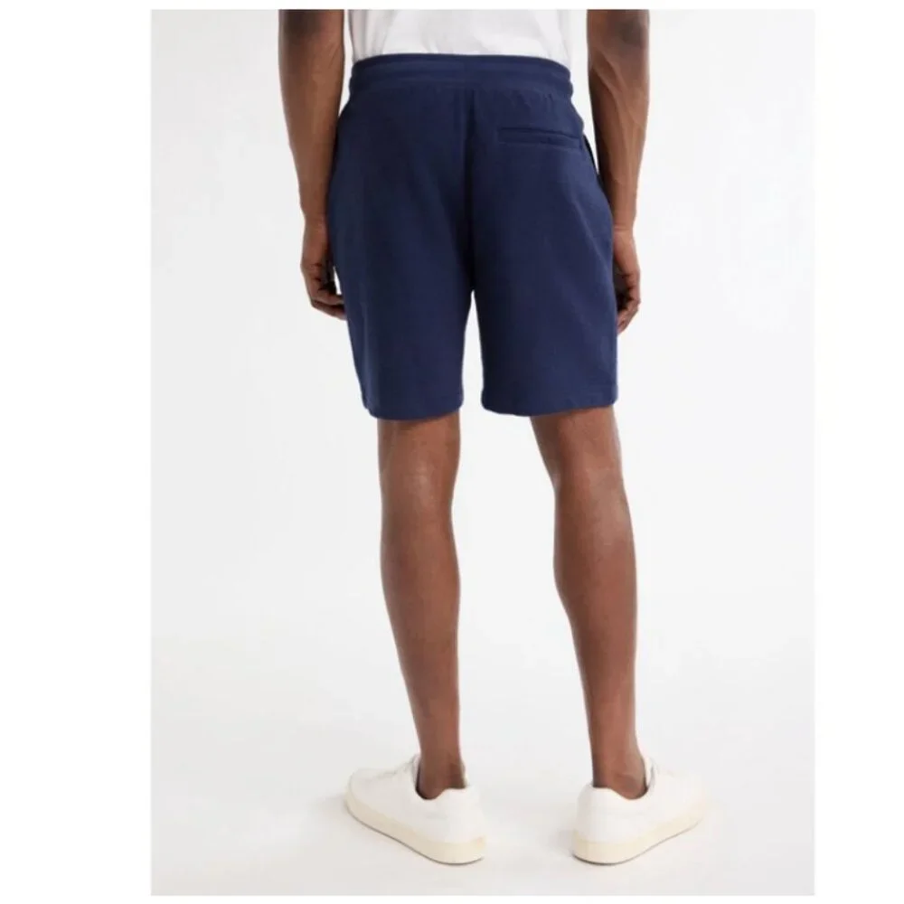 Free Assembly Men's Textured Cotton Pull On Shorts, 7